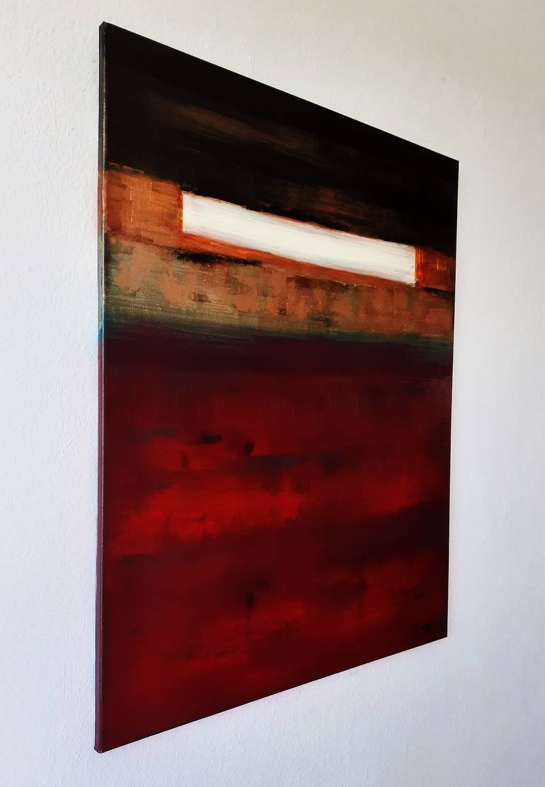 Original Abstract Painting by Heinz Hego Goevert