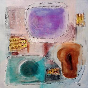 Original Modern Abstract Paintings by Heinz HEGO Goevert