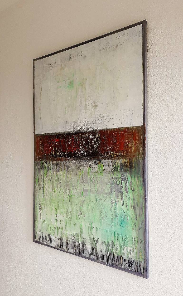 Original Abstract Painting by Heinz HEGO Goevert