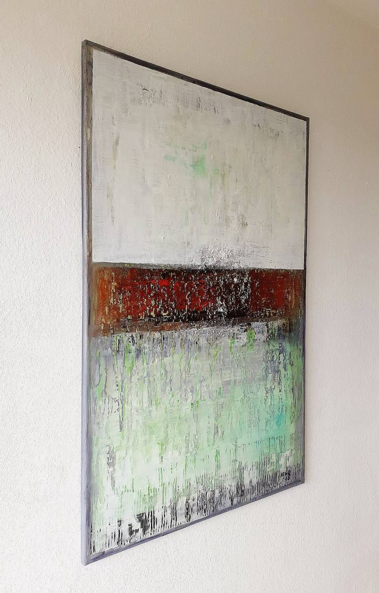 Original Abstract Expressionism Abstract Painting by Heinz HEGO Goevert