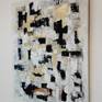 Patchwork (right) on a wall