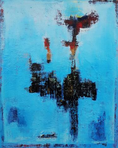 Original Abstract Paintings by Heinz HEGO Goevert