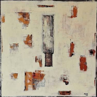 Original Modern Abstract Paintings by Heinz HEGO Goevert