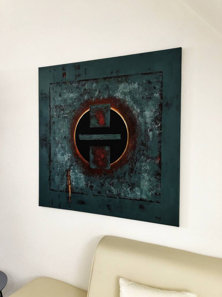 Original Abstract Painting by Heinz HEGO Goevert