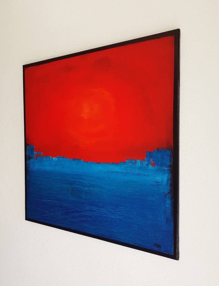 Original Abstract Painting by Heinz HEGO Goevert