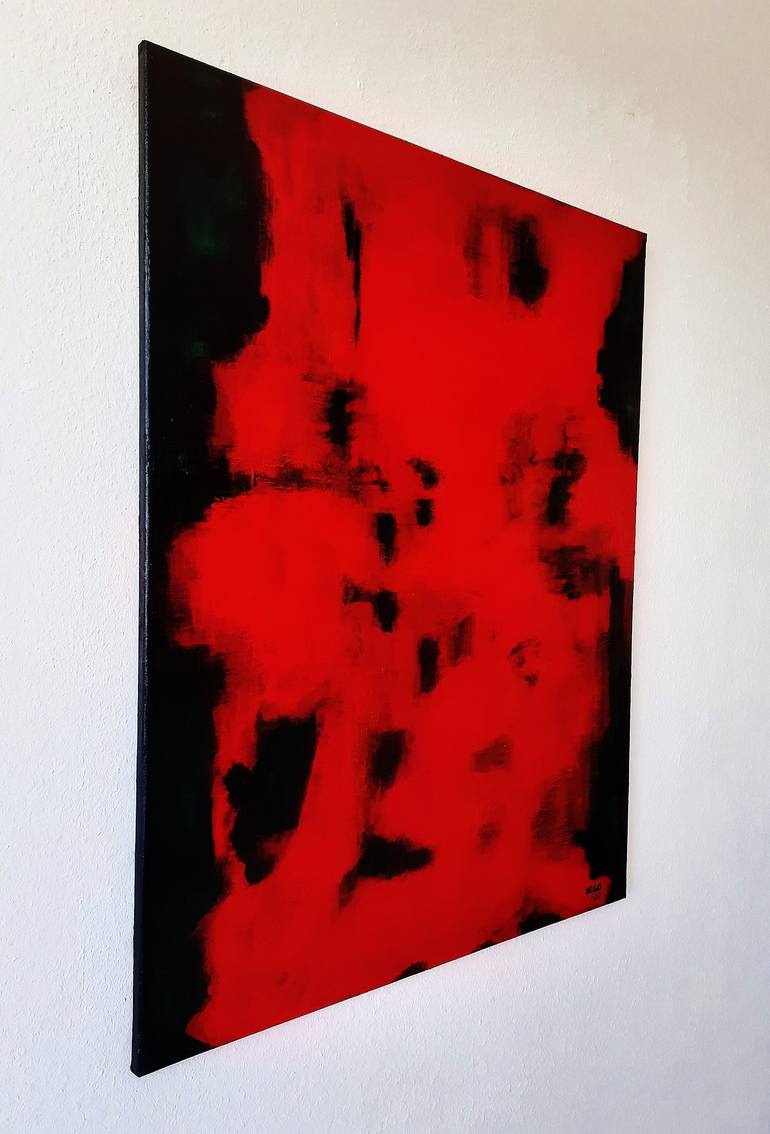 Original Abstract Painting by Heinz HEGO Goevert