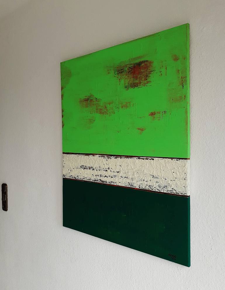 Original Color Field Painting Abstract Painting by Heinz HEGO Goevert