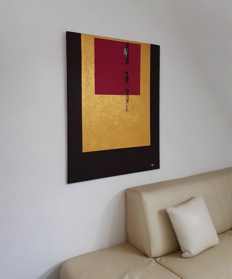 Original Abstract Painting by Heinz HEGO Goevert