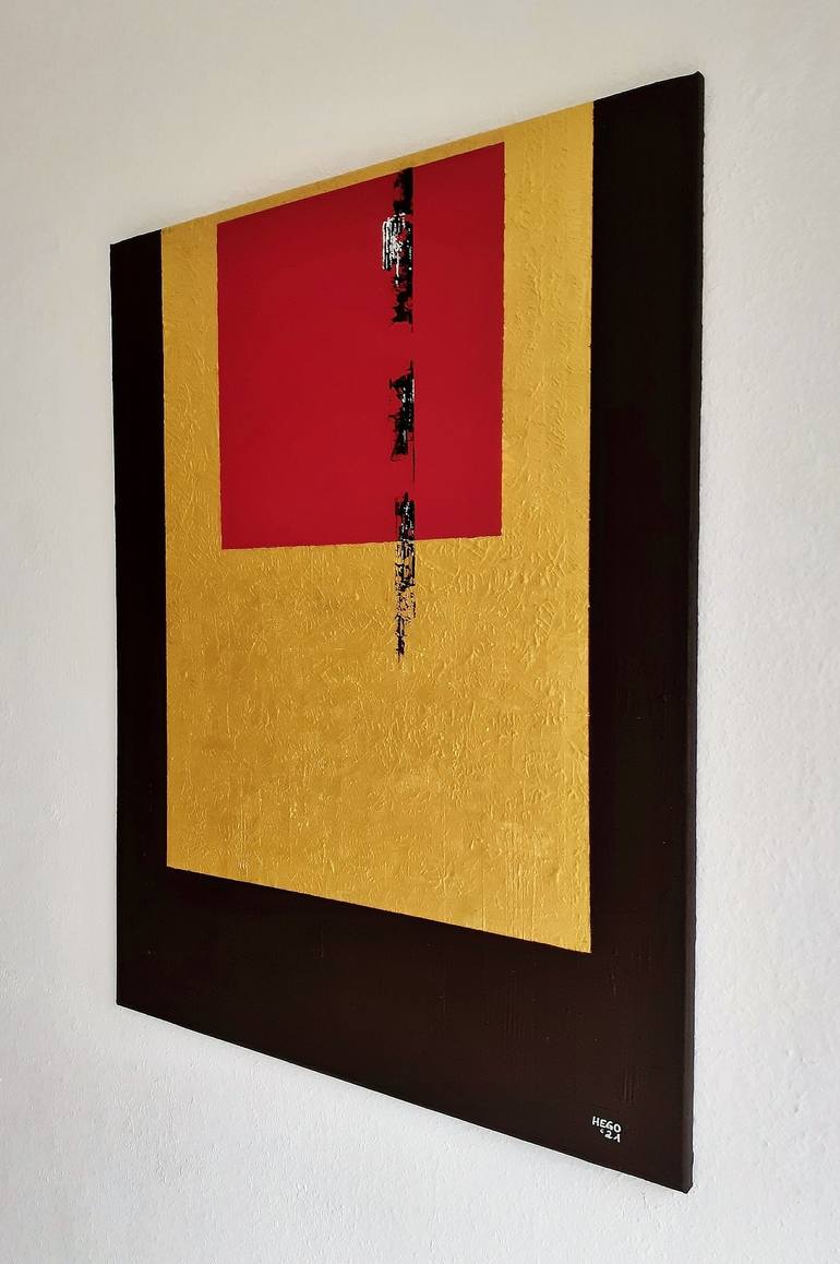 Original Abstract Painting by Heinz HEGO Goevert