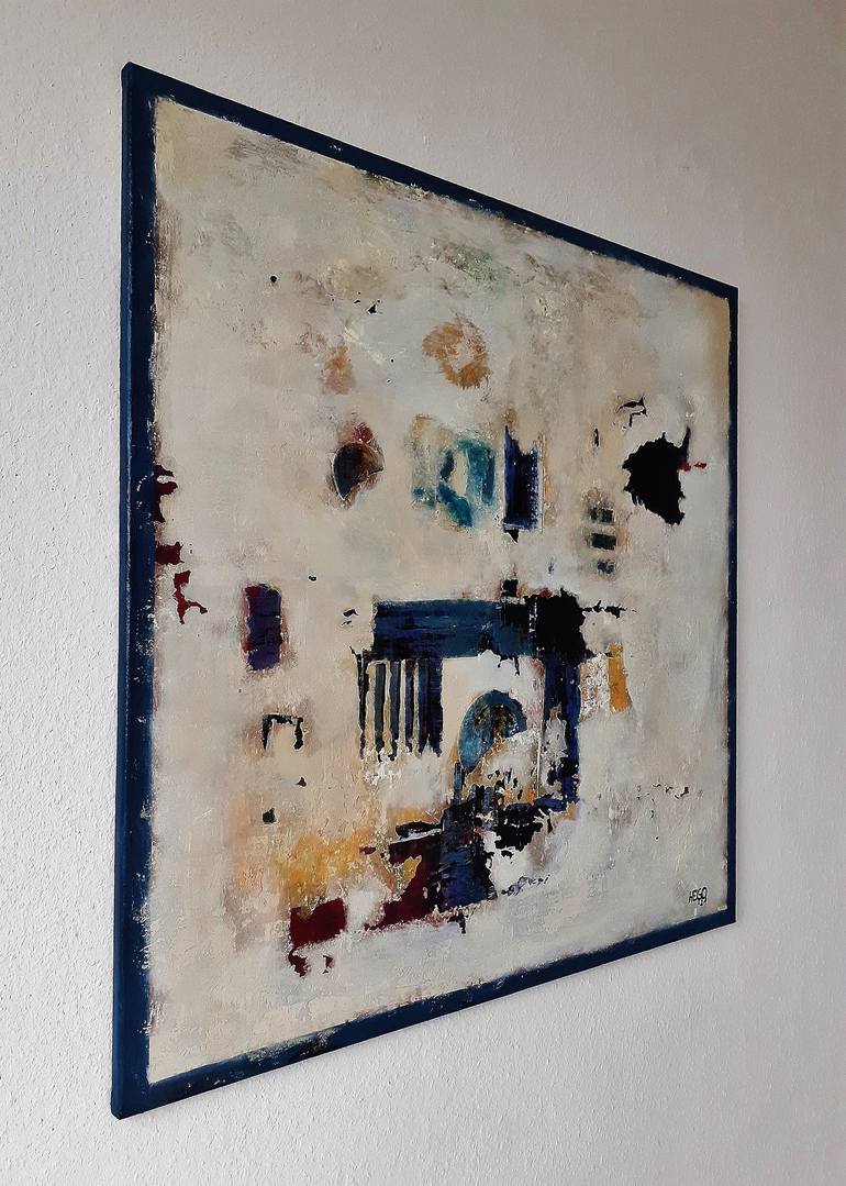 Original Abstract Painting by Heinz HEGO Goevert