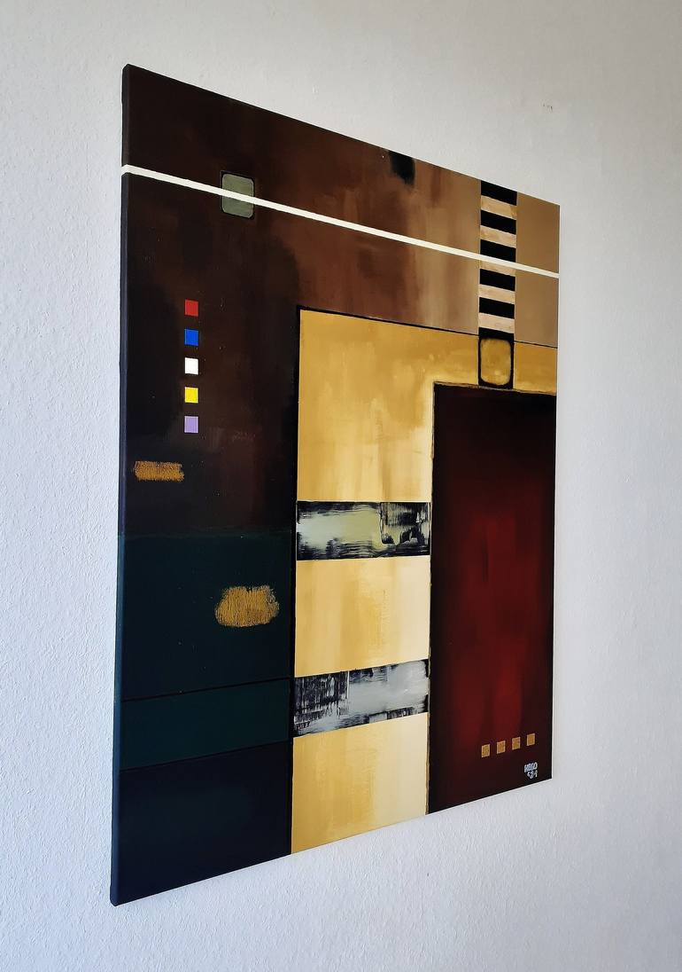 Original Modern Abstract Painting by Heinz HEGO Goevert