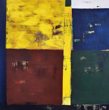 Original Abstract Paintings by Heinz HEGO Goevert