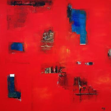 Original Abstract Expressionism Abstract Paintings by Heinz HEGO Goevert