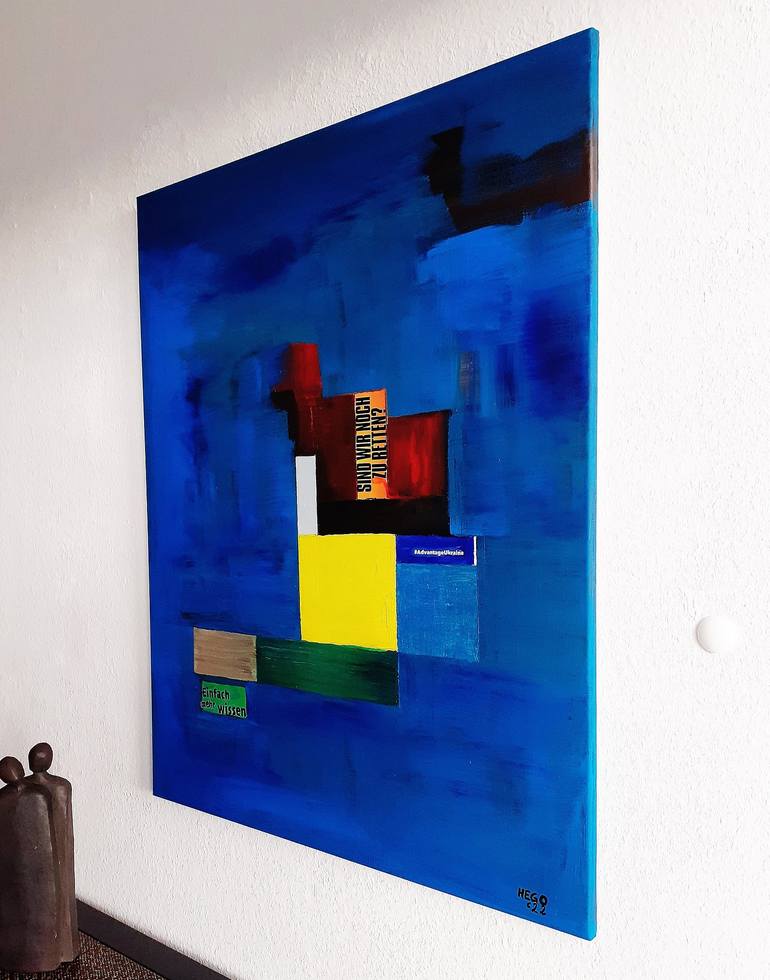 Original Contemporary Abstract Painting by Heinz HEGO Goevert