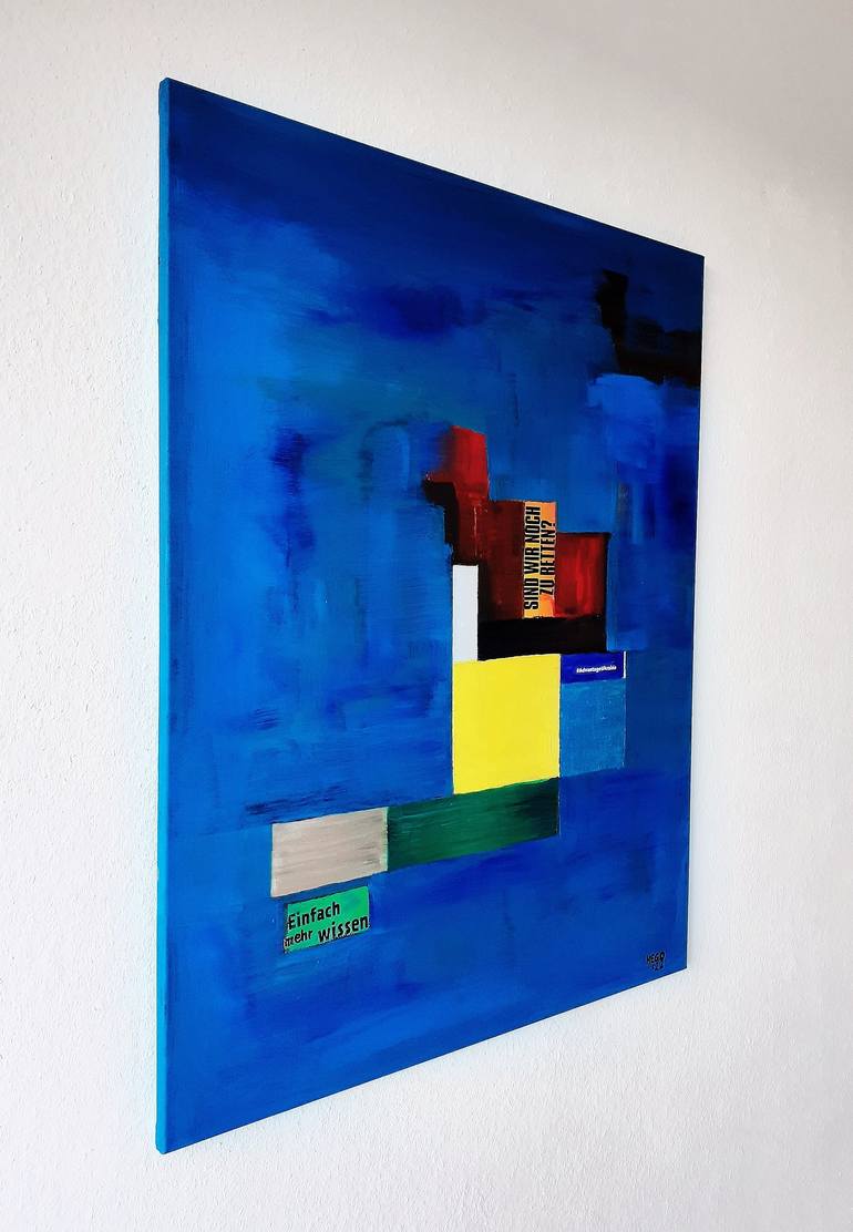 Original Contemporary Abstract Painting by Heinz HEGO Goevert