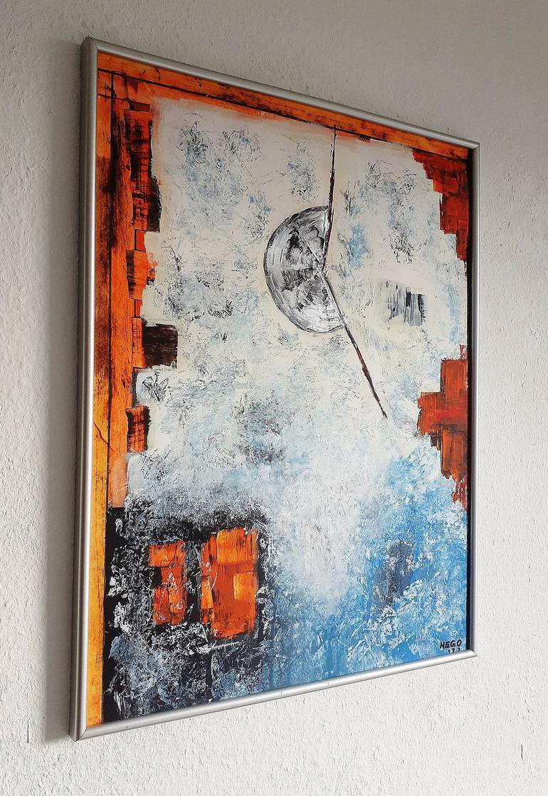 Original Abstract Painting by Heinz HEGO Goevert