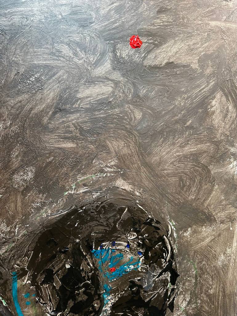 Original Abstract Expressionism Calligraphy Painting by Ronak Moshiri