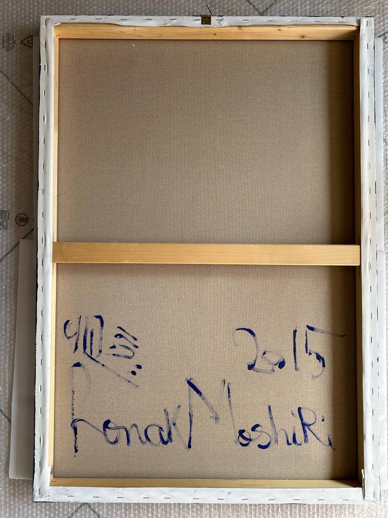 Original Abstract Expressionism Calligraphy Painting by Ronak Moshiri