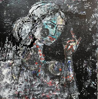 Original Abstract Expressionism Women Paintings by Ronak Moshiri