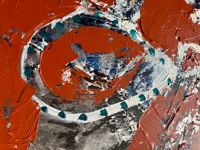 Original Abstract Expressionism Music Painting by Ronak Moshiri