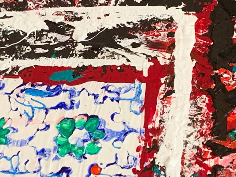 Original Abstract Expressionism Landscape Painting by Ronak Moshiri