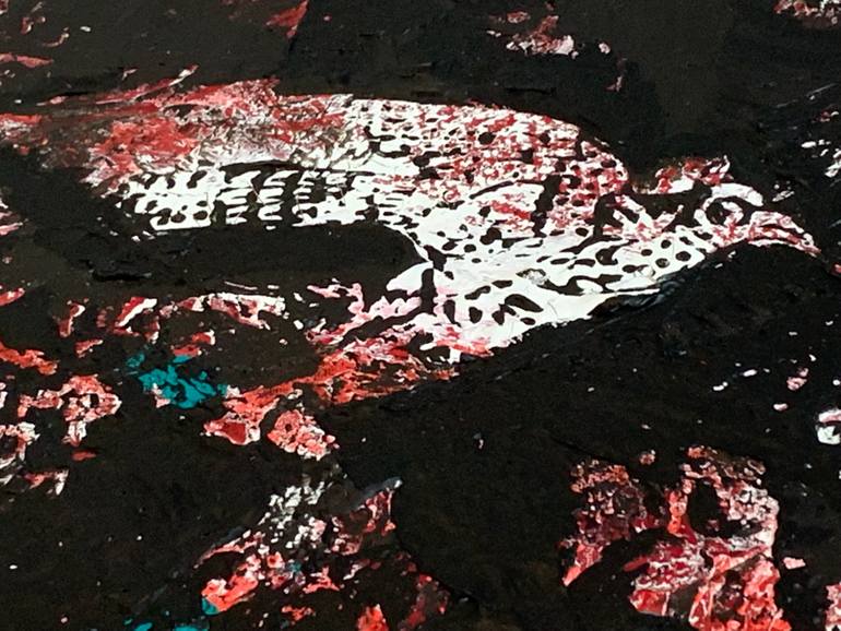 Original Abstract Expressionism Landscape Painting by Ronak Moshiri