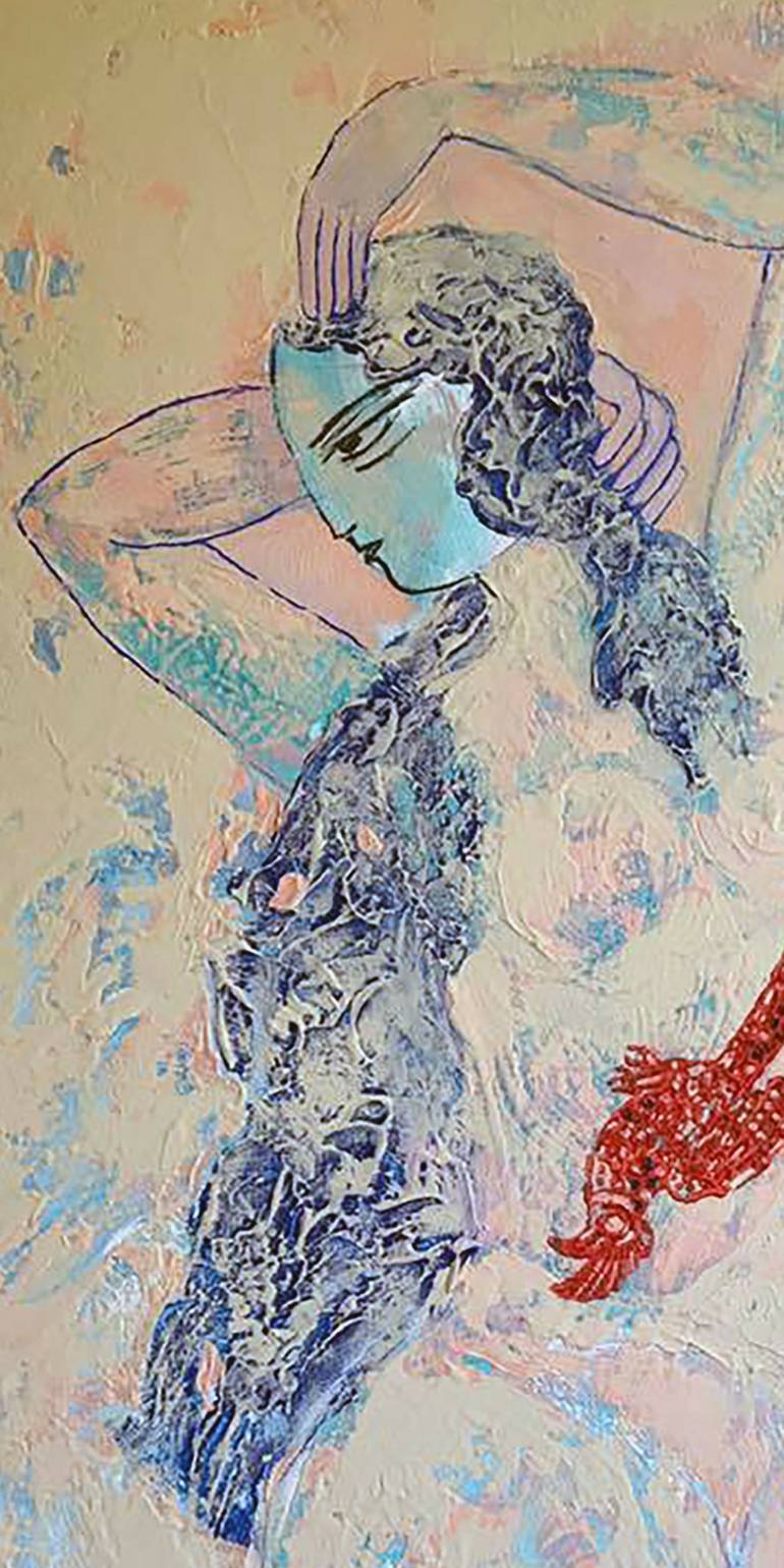 Original Modern Women Painting by Ronak Moshiri