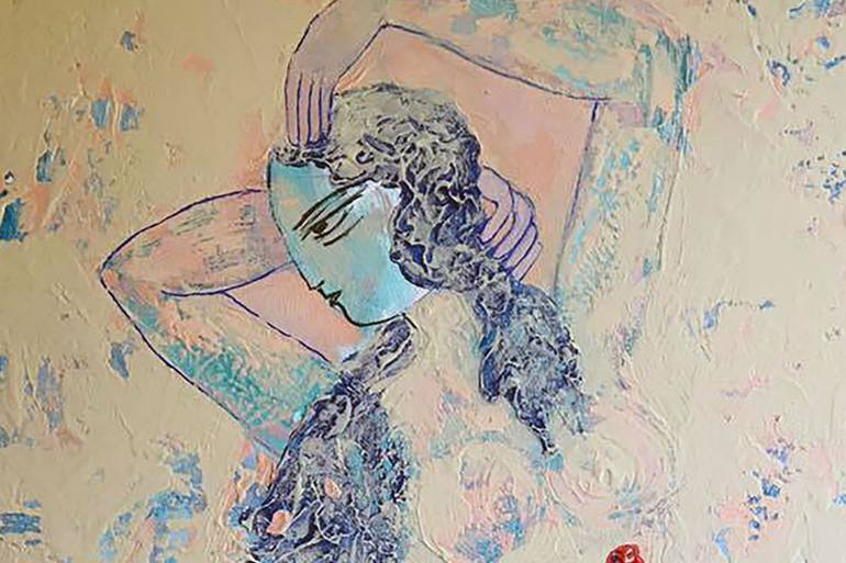 Original Women Painting by Ronak Moshiri