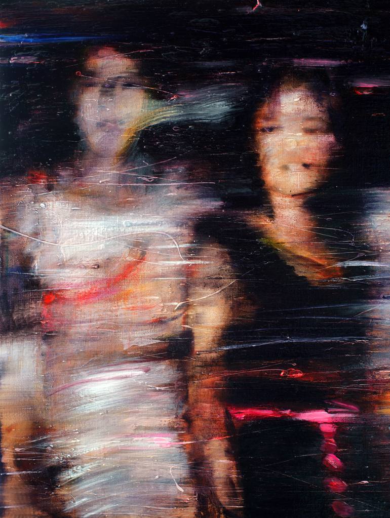 Original Figurative People Painting by Anthony Oliver
