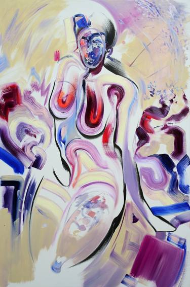 Print of Abstract Nude Paintings by Falk Kastell