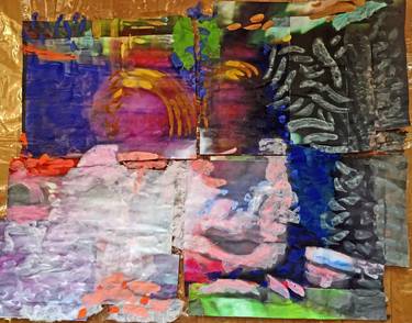 Print of Expressionism People Collage by jc bolay