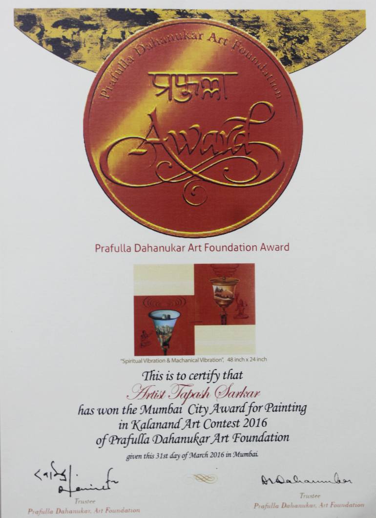 Original Conceptual Religion Painting by Tapash Sarkar