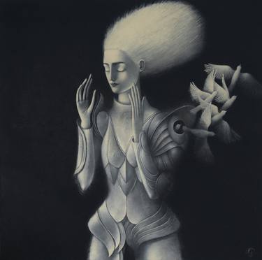Print of Surrealism Fantasy Paintings by Svetlana Rumak
