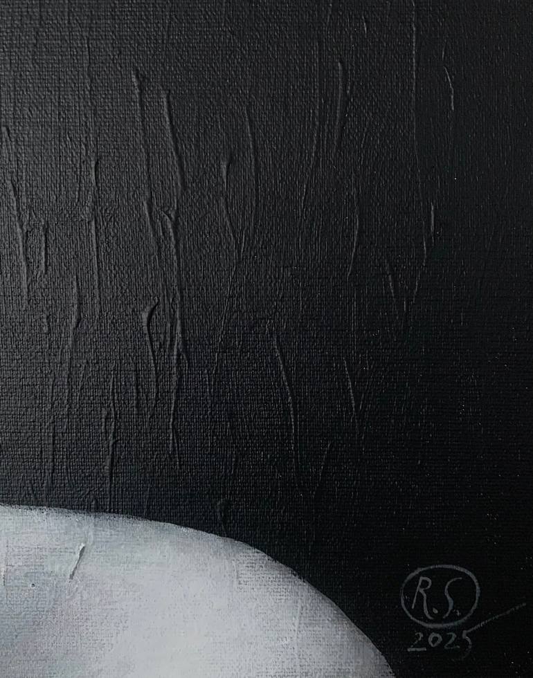 Original Black & White Fantasy Painting by Svetlana Rumak