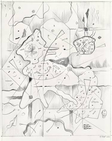 Original Surrealism Abstract Drawings by Doug Gilbert