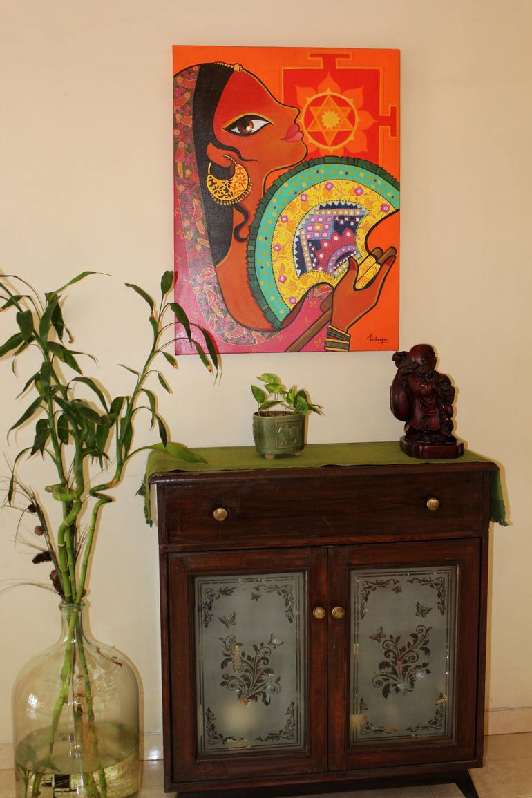 Original Figurative People Painting by Niloufer Wadia