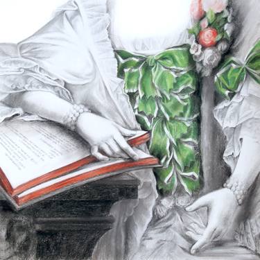 Original Women Drawing by Veselina Zagralova