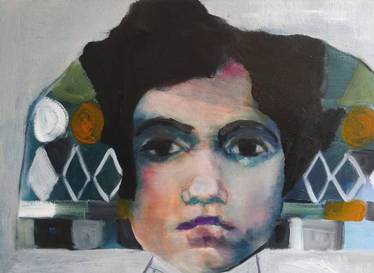 Original Impressionism Women Painting by Jacqueline Hoebers