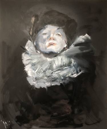 Print of Impressionism Portrait Paintings by jacqueline hoebers