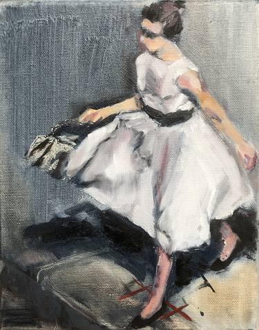 Print of Impressionism Women Paintings by jacqueline hoebers