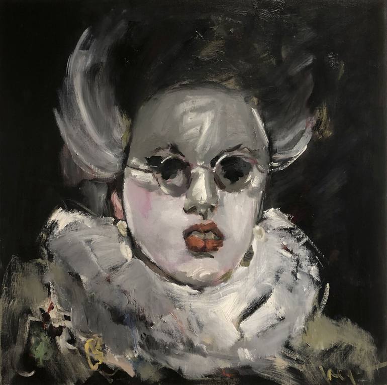 I'm going slightly mad Painting by jacqueline hoebers | Saatchi Art