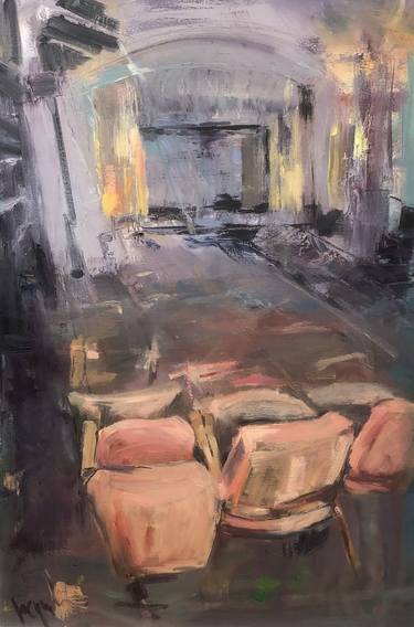 Print of Impressionism Interiors Paintings by jacqueline hoebers
