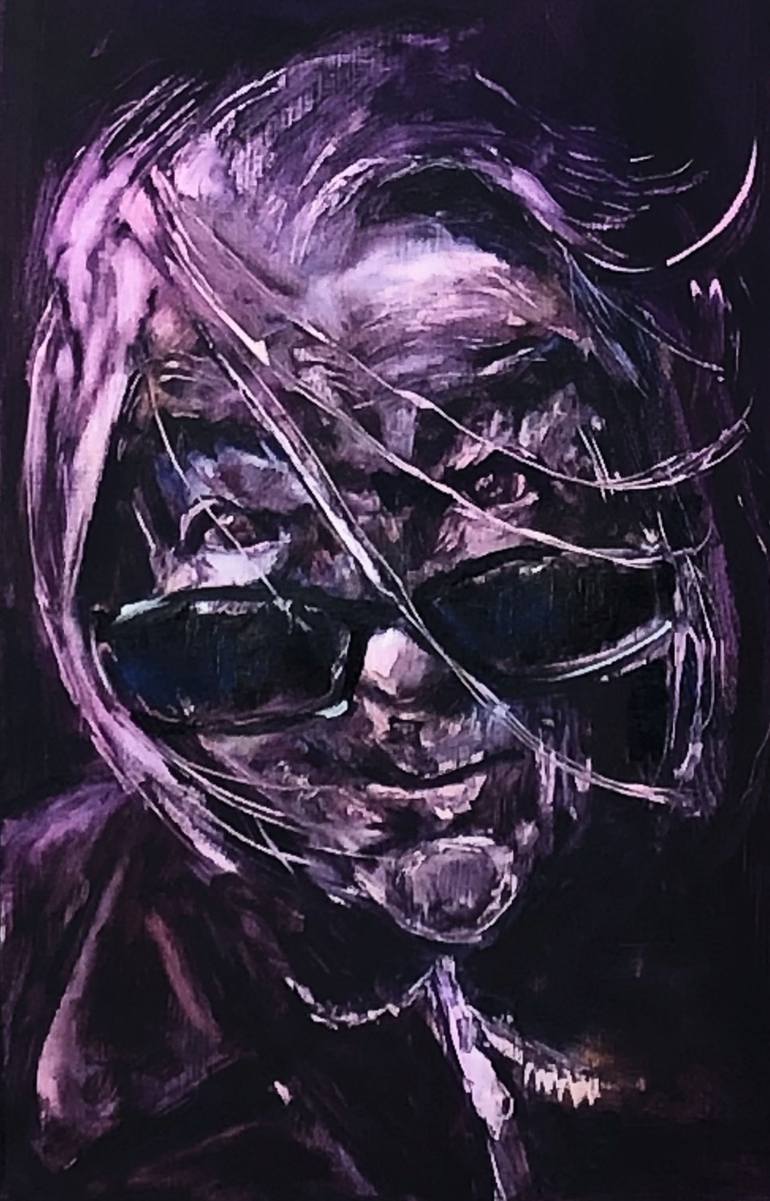 Original Figurative Women Painting by Jacqueline Hoebers