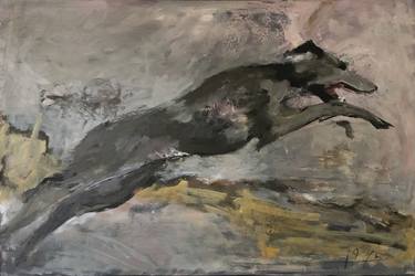 Original Expressionism Animal Paintings by jacqueline hoebers