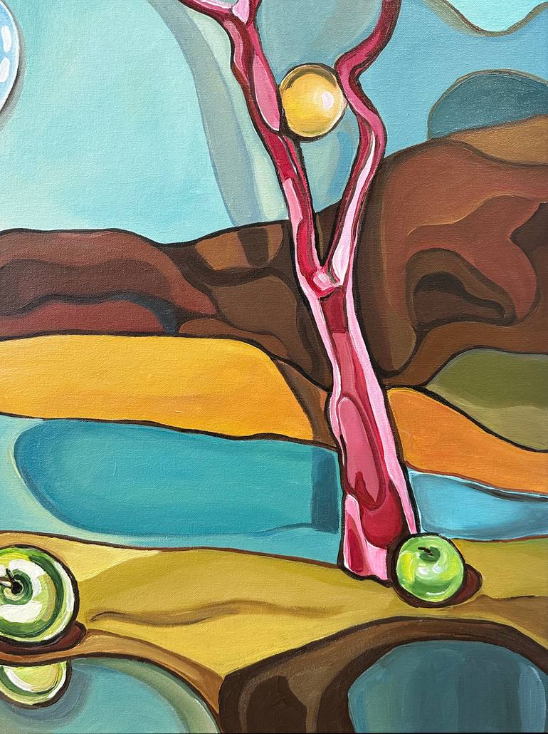 Original Abstract Expressionism Women Painting by Noemi Safir