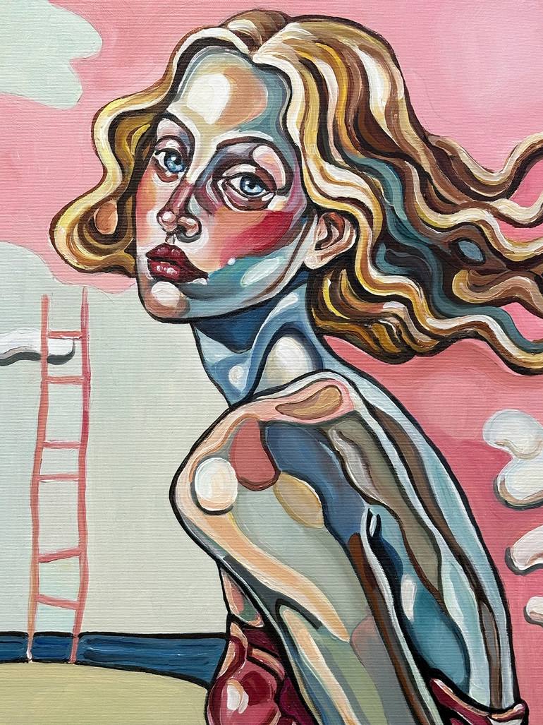 Original Abstract Expressionism Women Painting by Noemi Safir