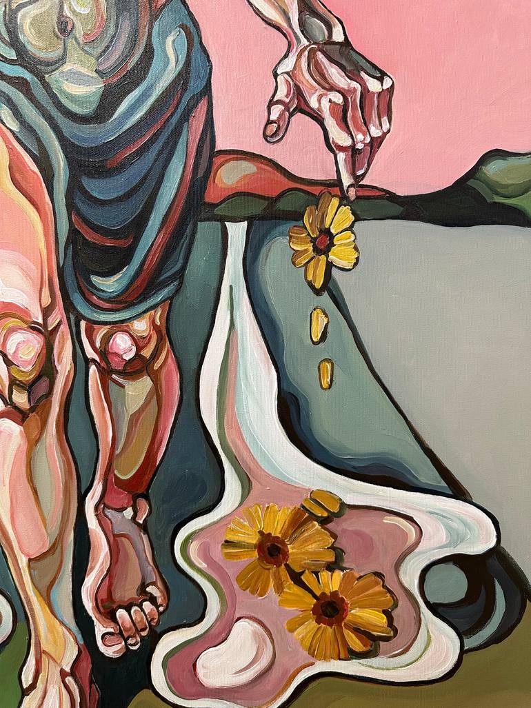 Original Abstract Expressionism Women Painting by Noemi Safir