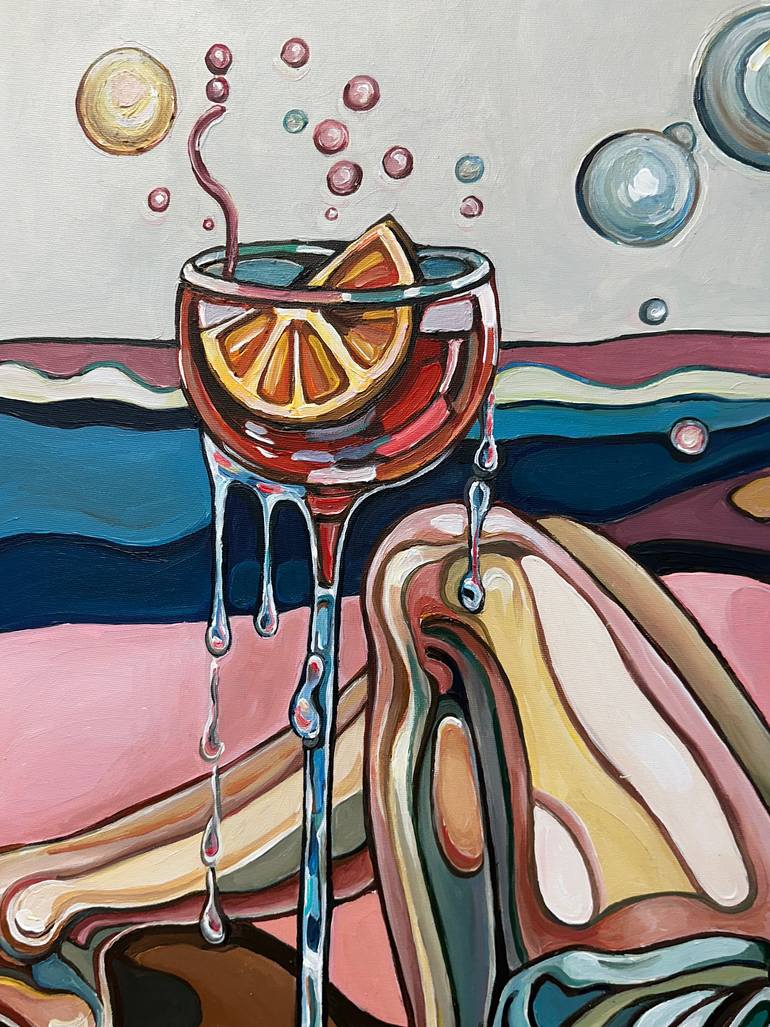 Original Abstract Expressionism Women Painting by Noemi Safir