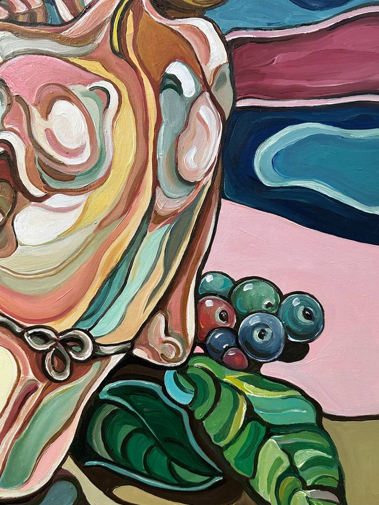 Original Abstract Expressionism Women Painting by Noemi Safir