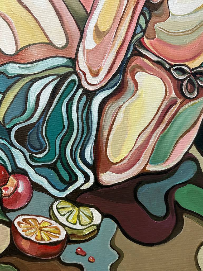 Original Abstract Expressionism Women Painting by Noemi Safir